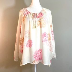 Lovestitch Hydrangea Boho Blouse